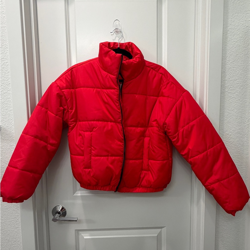 Abound Women’s Bright Red Puffer Jacket